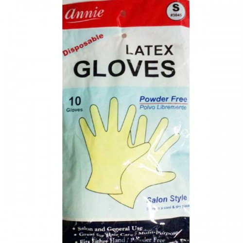 Annie Latex Gloves 10 Gloves Small #3815
